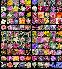 Virágok 3 mozaik. 770 virág ikon, 1150 link