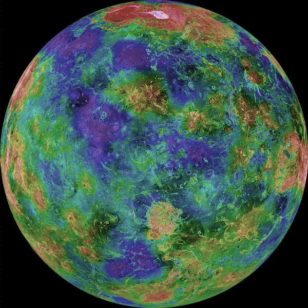 Venus East 0 Radar Photo