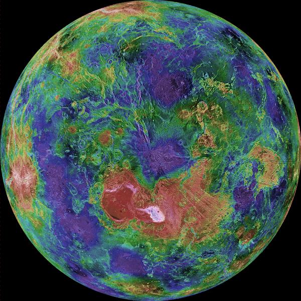 Venus North Pole